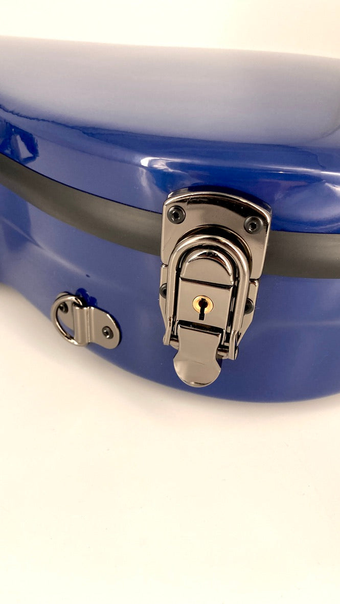 Crossrock Fiberglas Case in blau für Bariton