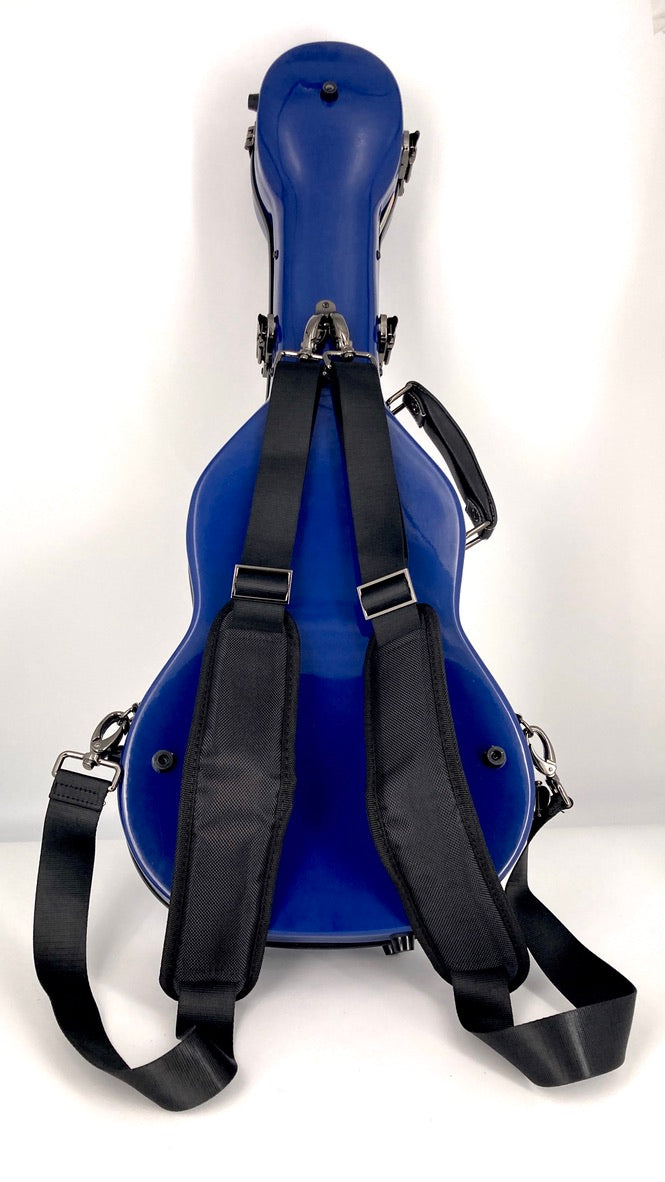 Crossrock Fiberglas Case in blau für Bariton