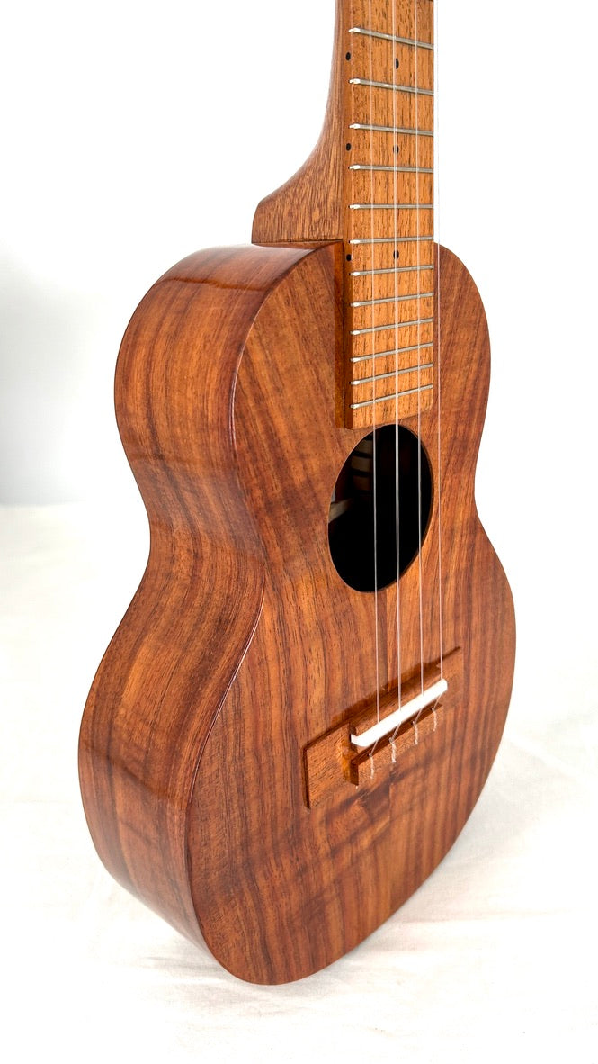 Ana'ole AC Concert Curly Koa