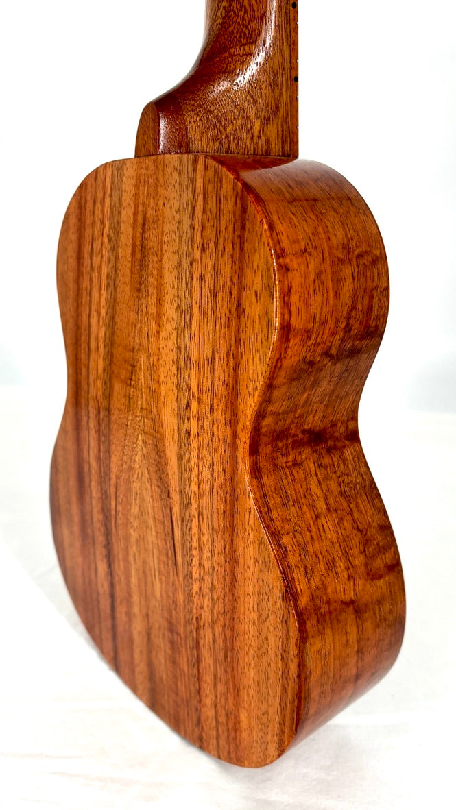 Ana'ole ASL Sopran Longneck Curly Koa