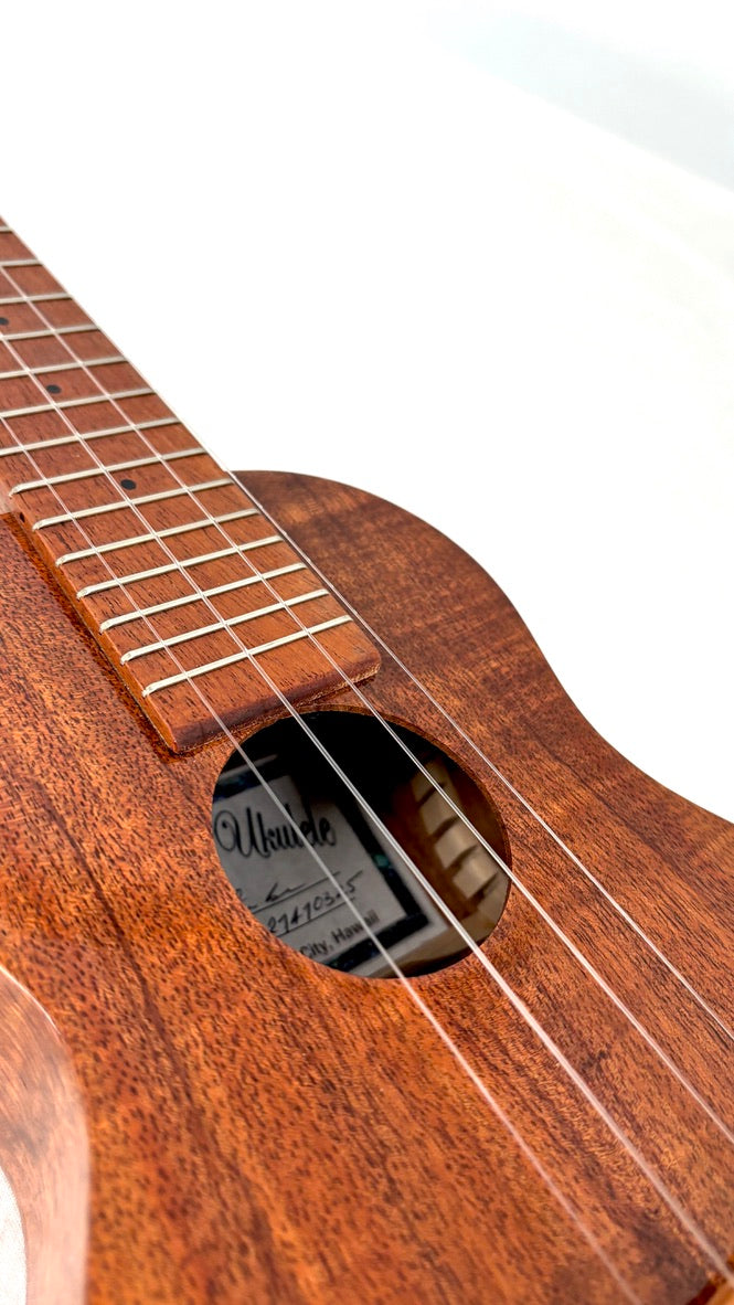 Ana'ole ASL Sopran Longneck Curly Koa