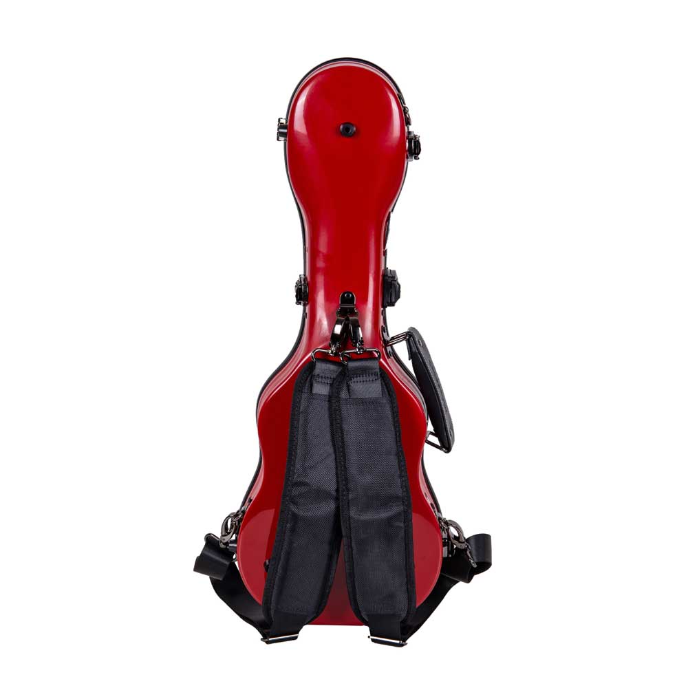Crossrock Fiberglas Case Deluxe in rot für Concert