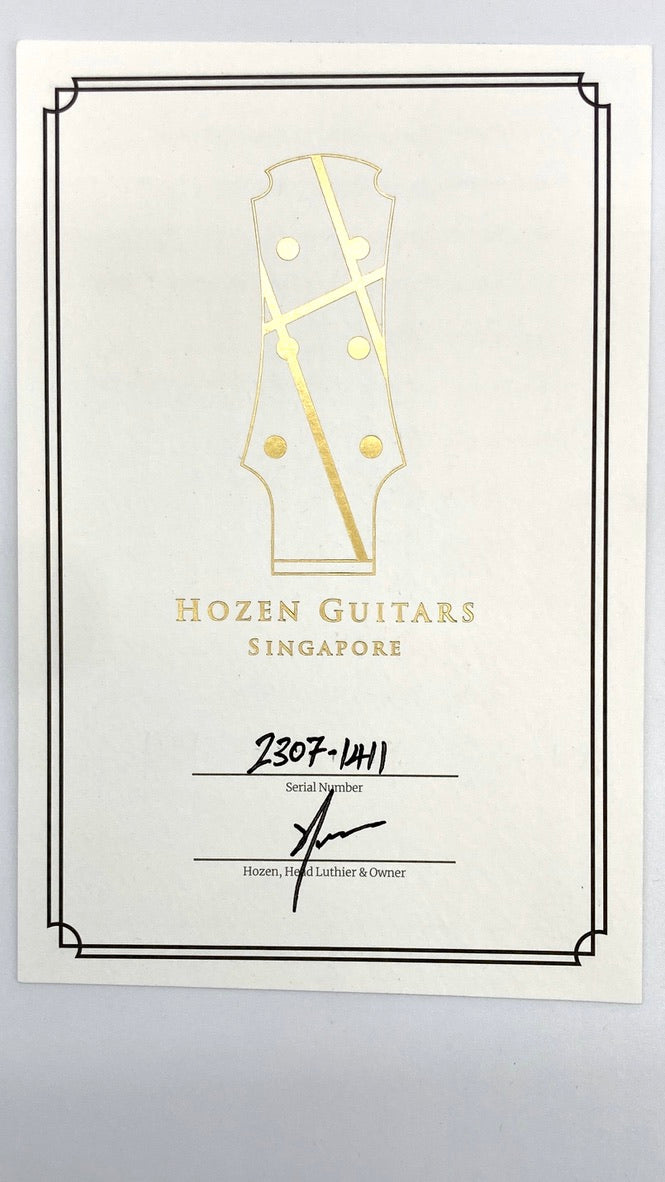 HOZEN Green Label Tenor Cedar / Rosewood