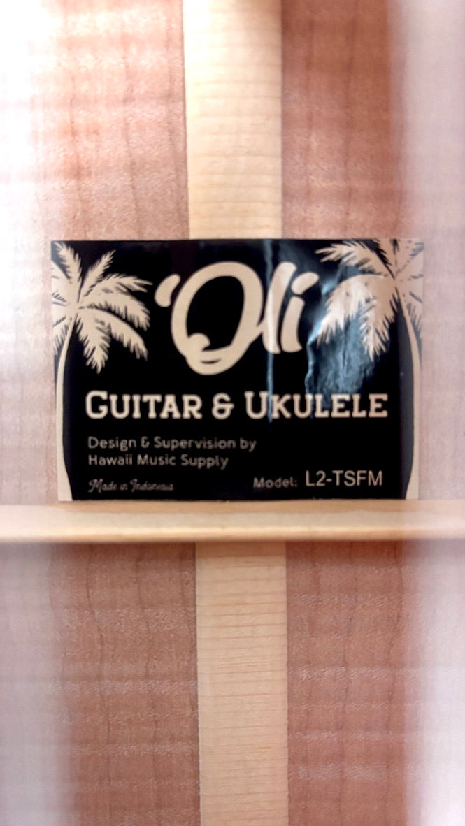 'Oli L2 Tenor Spruce Flamed Maple gloss (L2-TSFM)