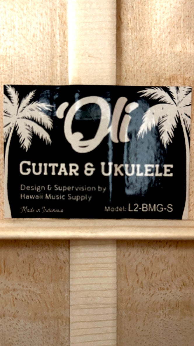 'Oli L2 Bariton Mango satin Inlay (L2-BMG-S)