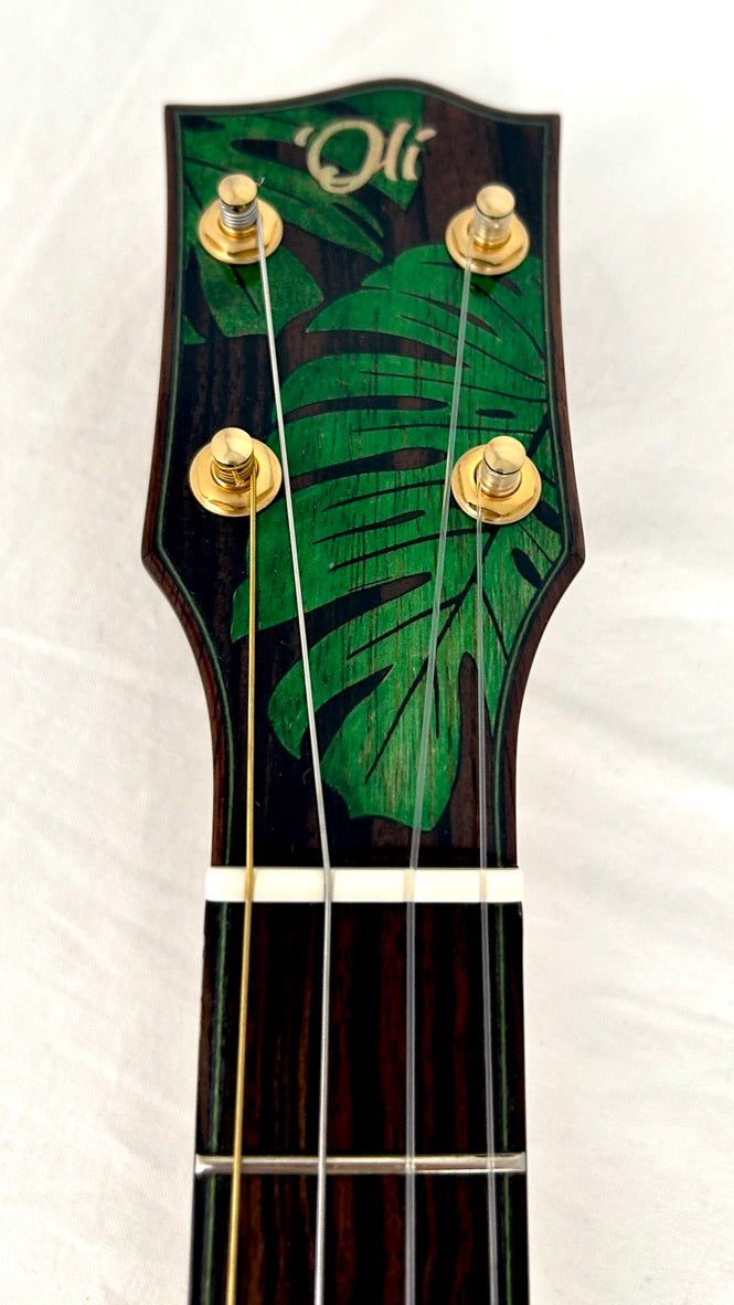 'Oli L2 Bariton Acacia gloss Monstera Inlay (L2-BA)