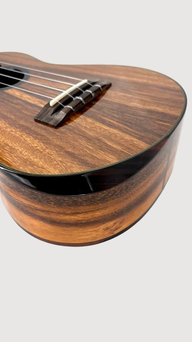 'Oli L2 Concert Acacia gloss Monstera Inlay (L2-CA)