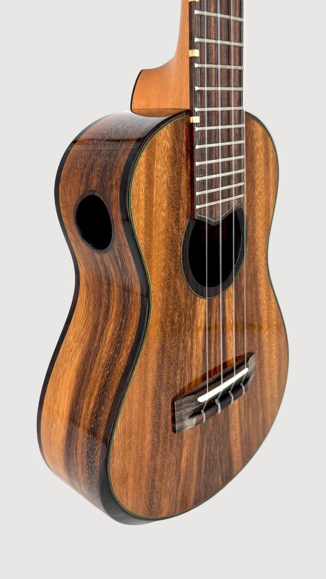 'Oli L2 Concert Acacia gloss Monstera Inlay (L2-CA)
