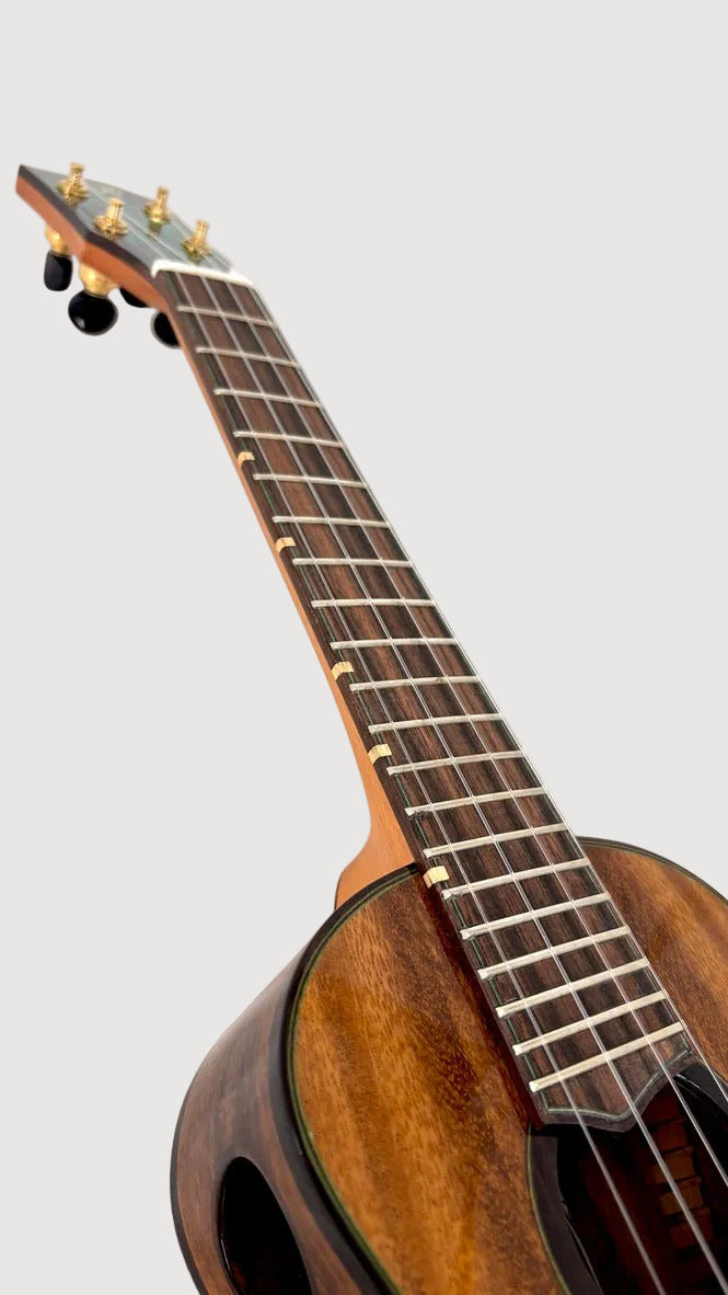 'Oli L2 Concert Acacia gloss Monstera Inlay (L2-CA)