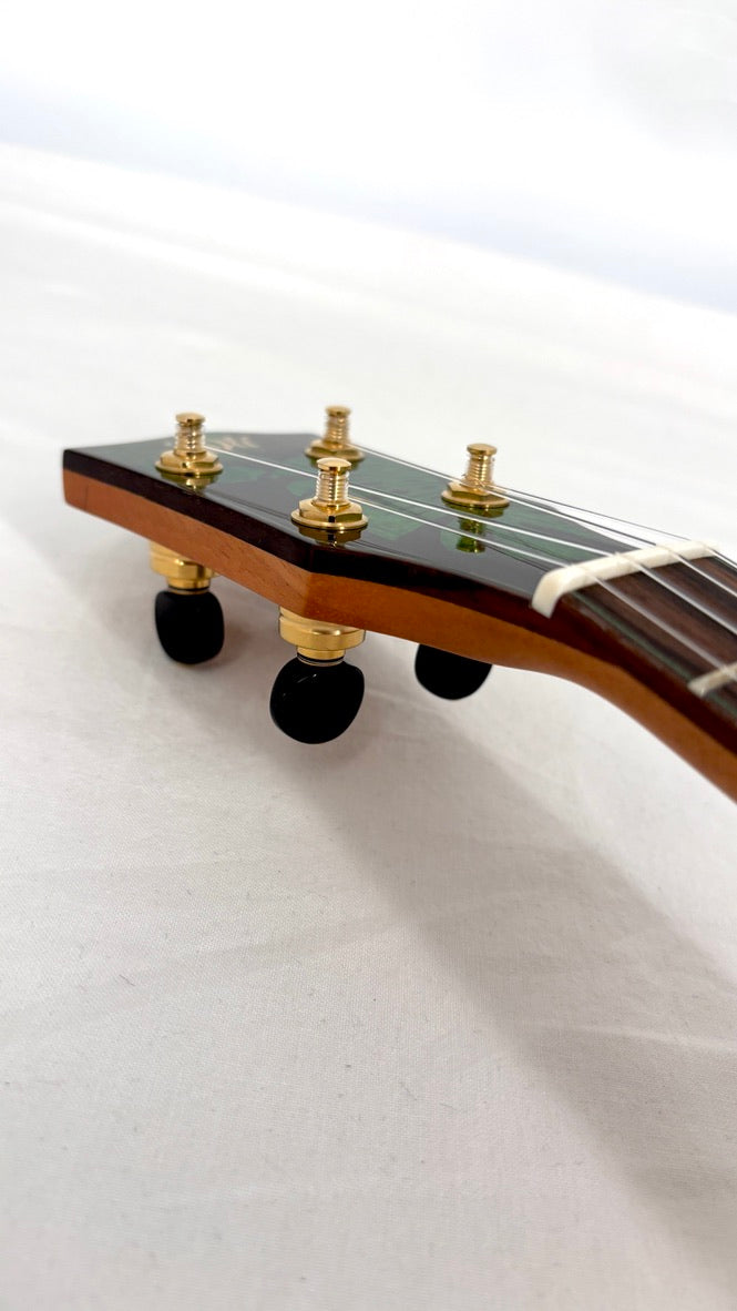 'Oli L2 Concert Acacia gloss Monstera Inlay (L2-CA)