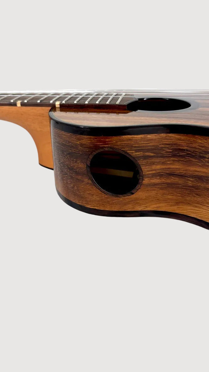 'Oli L2 Concert Acacia gloss Monstera Inlay (L2-CA)