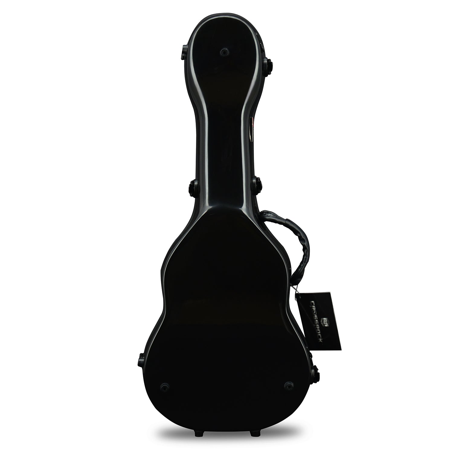 Crossrock Fiberglas Case in schwarz für Tenor