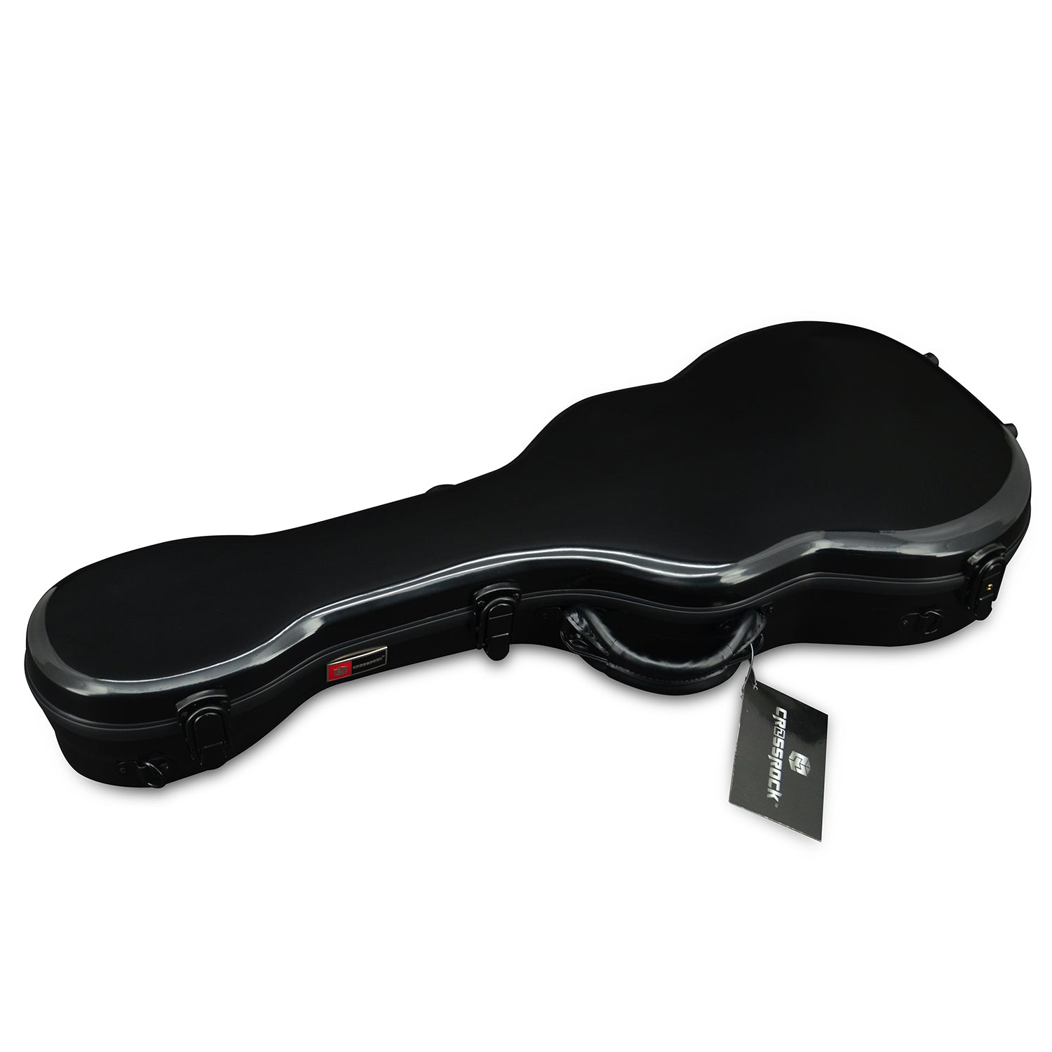 Crossrock Fiberglas Case in schwarz für Tenor