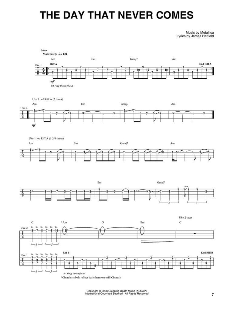 Metallica for Ukulele