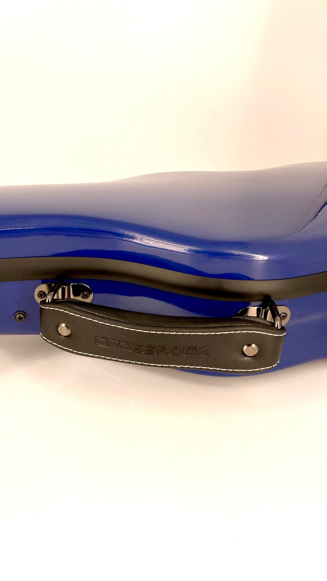 Crossrock Fiberglas Case in blau für Bariton