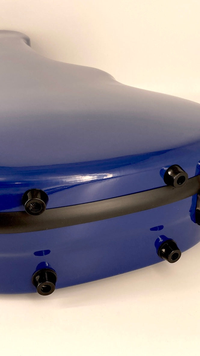 Crossrock Fiberglas Case in blau für Bariton