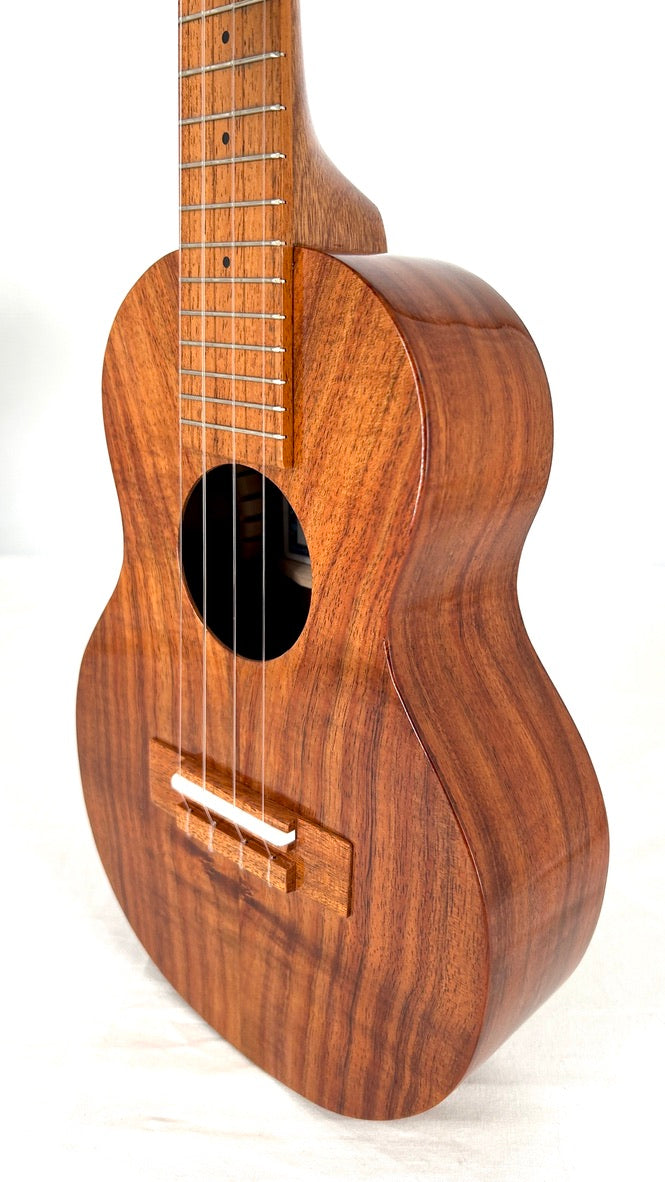 Ana'ole AC Concert Curly Koa