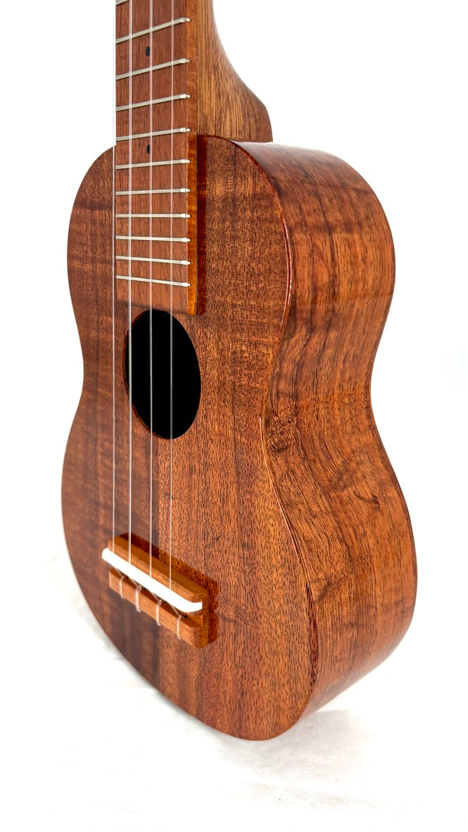 Ana'ole ASL Sopran Longneck Curly Koa