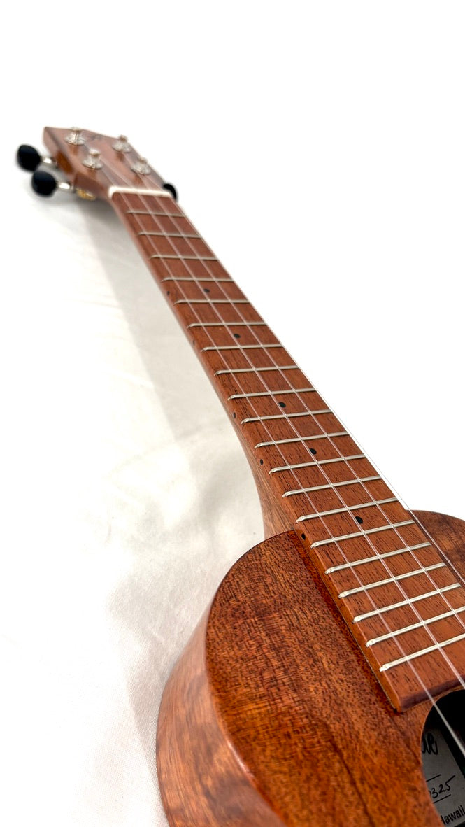 Ana'ole ASL Sopran Longneck Curly Koa