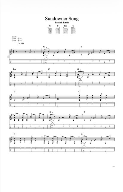 Ukulele Songbook von Patrick Ranft