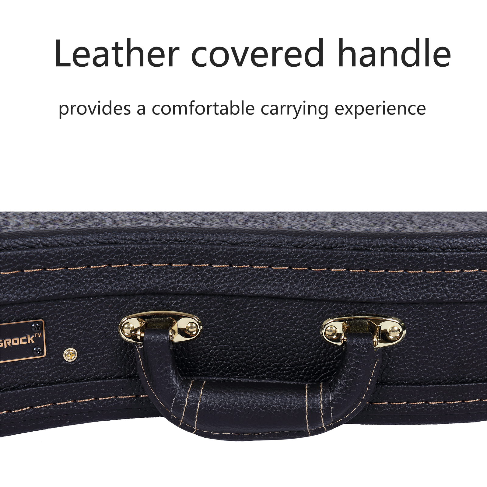 Crossrock CRW600 Holzkoffer schwarz für Bariton