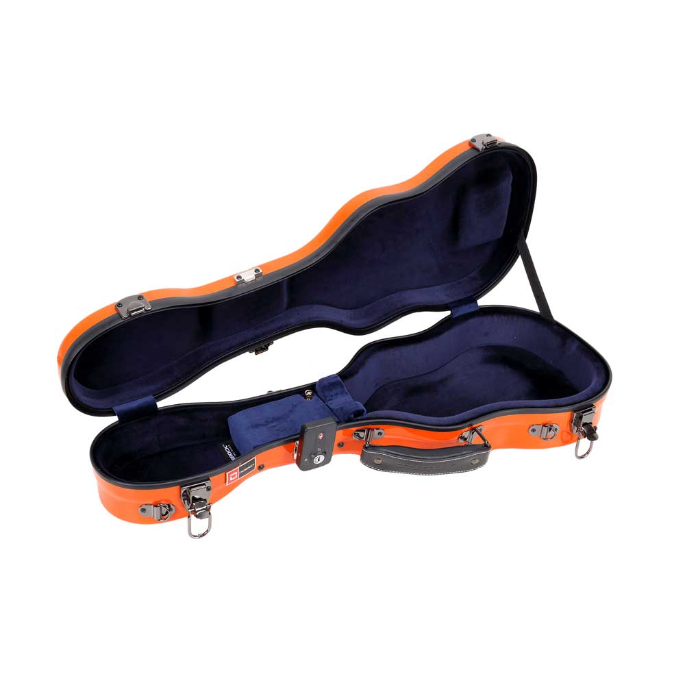 Crossrock Fiberglas Case Deluxe in orange für Concert