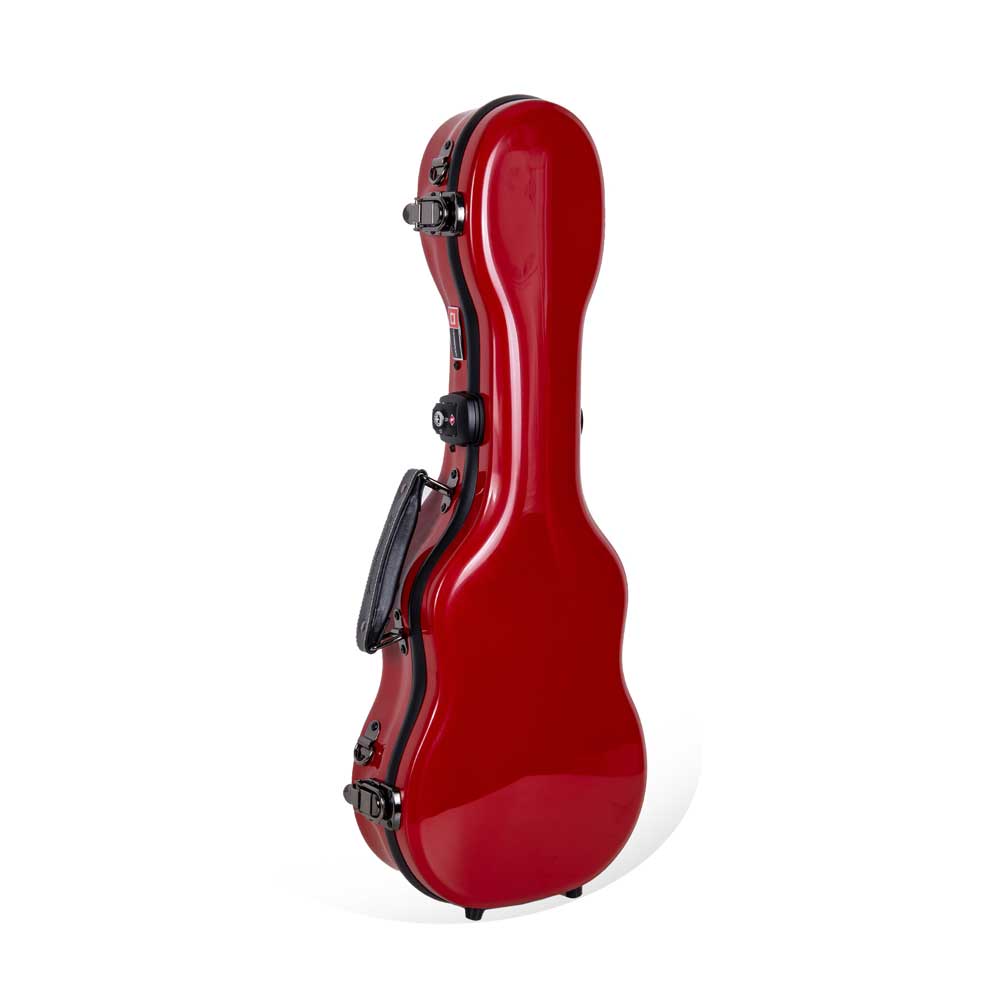 Crossrock Fiberglas Case Deluxe in rot für Concert