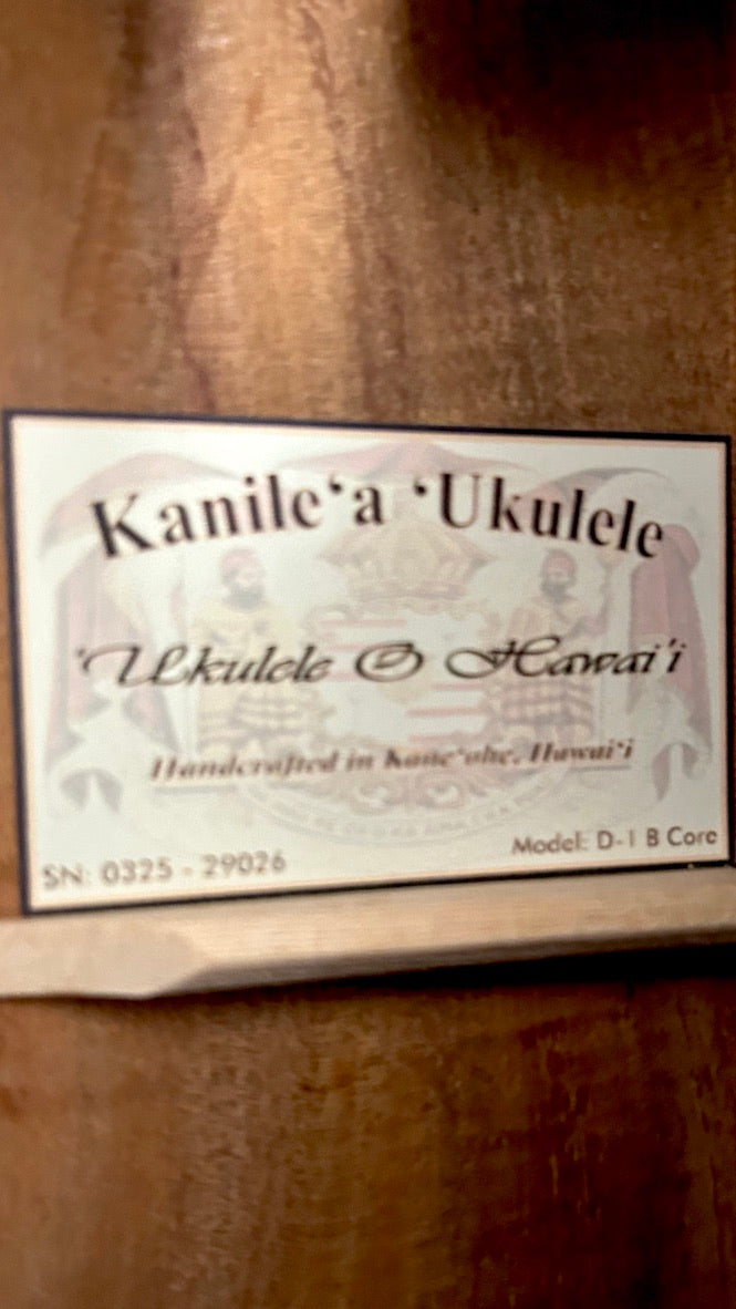 Kanile'a D1 Bariton Core