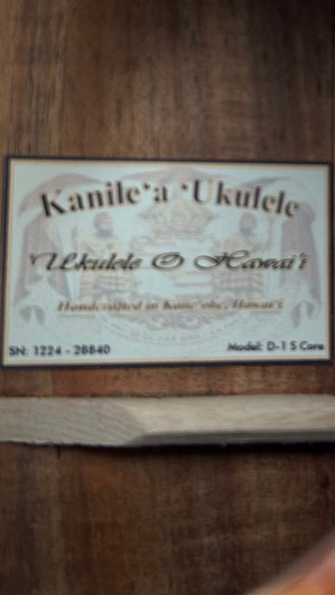 Kanile'a D1 Sopran Core