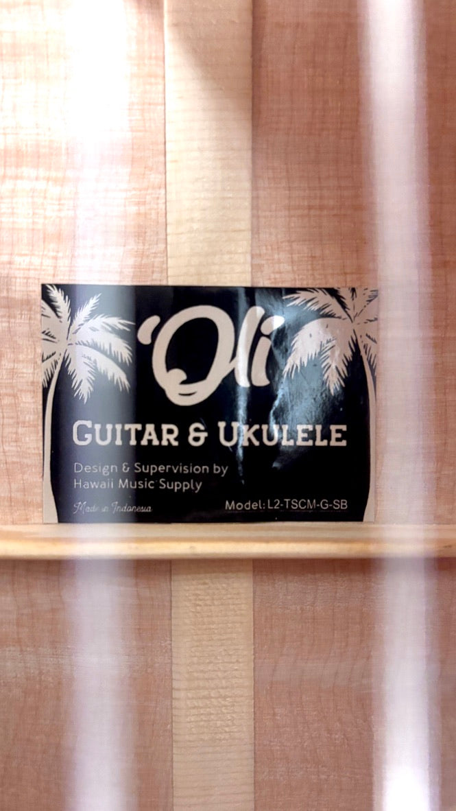 'Oli L2 Tenor Spruce Flamed Maple gloss sunburst (L2-TSFM-SB)