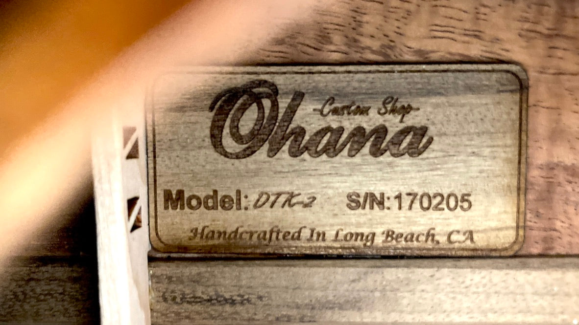 Ohana Custom Shop Tenor DTK-2