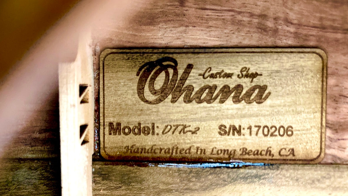 Ohana Custom Shop Tenor DTK-2