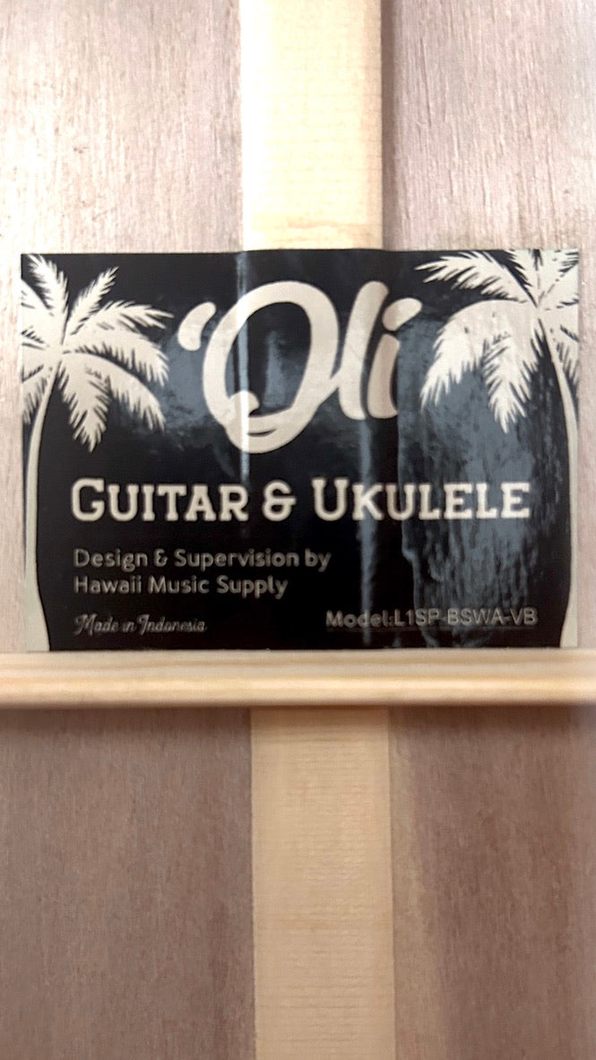 'Oli L1 Bariton Spruce Waru Vintage Burst gloss (L1-SP-BSWA-VB)