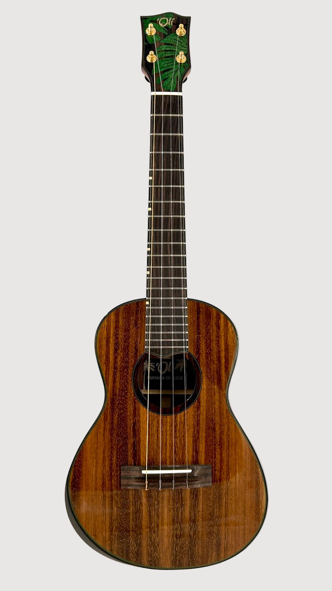 'Oli L2 Tenor Acacia gloss Monstera Inlay (L2-TA)