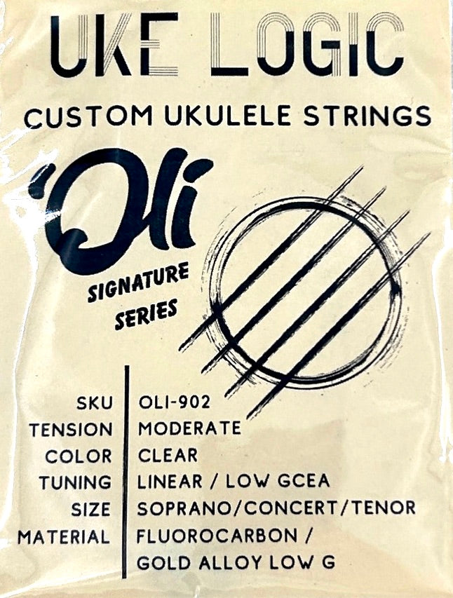 'Oli Signature Series Ukulele Saiten by UKE LOGIC - low G