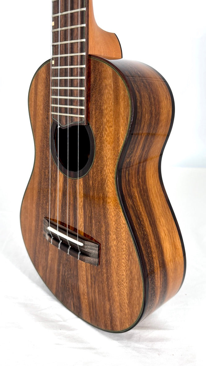 'Oli L2 Concert Acacia gloss Monstera Inlay (L2-CA)