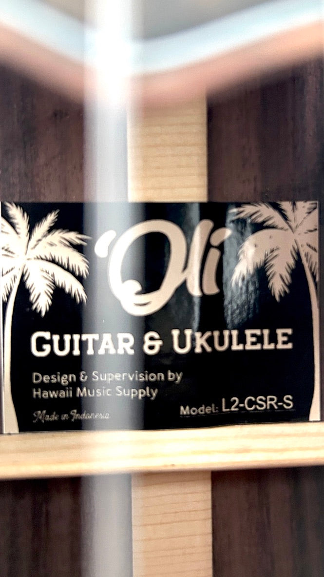 'Oli L2 Concert Spruce Rosewood satin (L2-CSR-S)