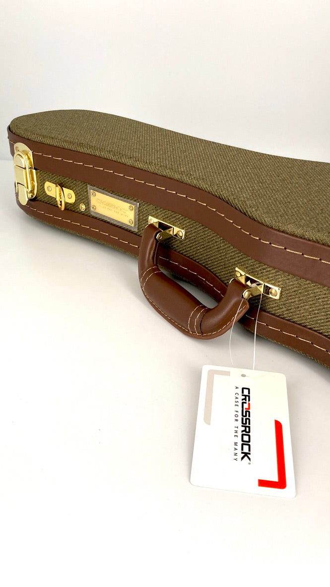 Crossrock Vintage Green Case für Sopran