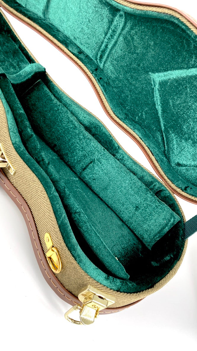 Crossrock Vintage Green Case für Sopran