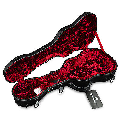 Crossrock Fiberglas Case in schwarz für Concert