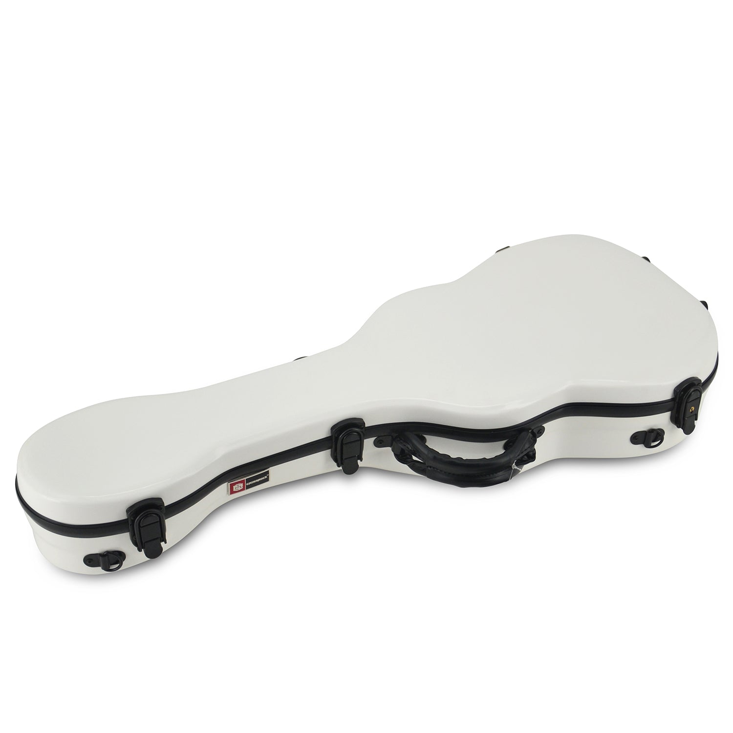 Crossrock Fiberglas Case in weiß für Tenor