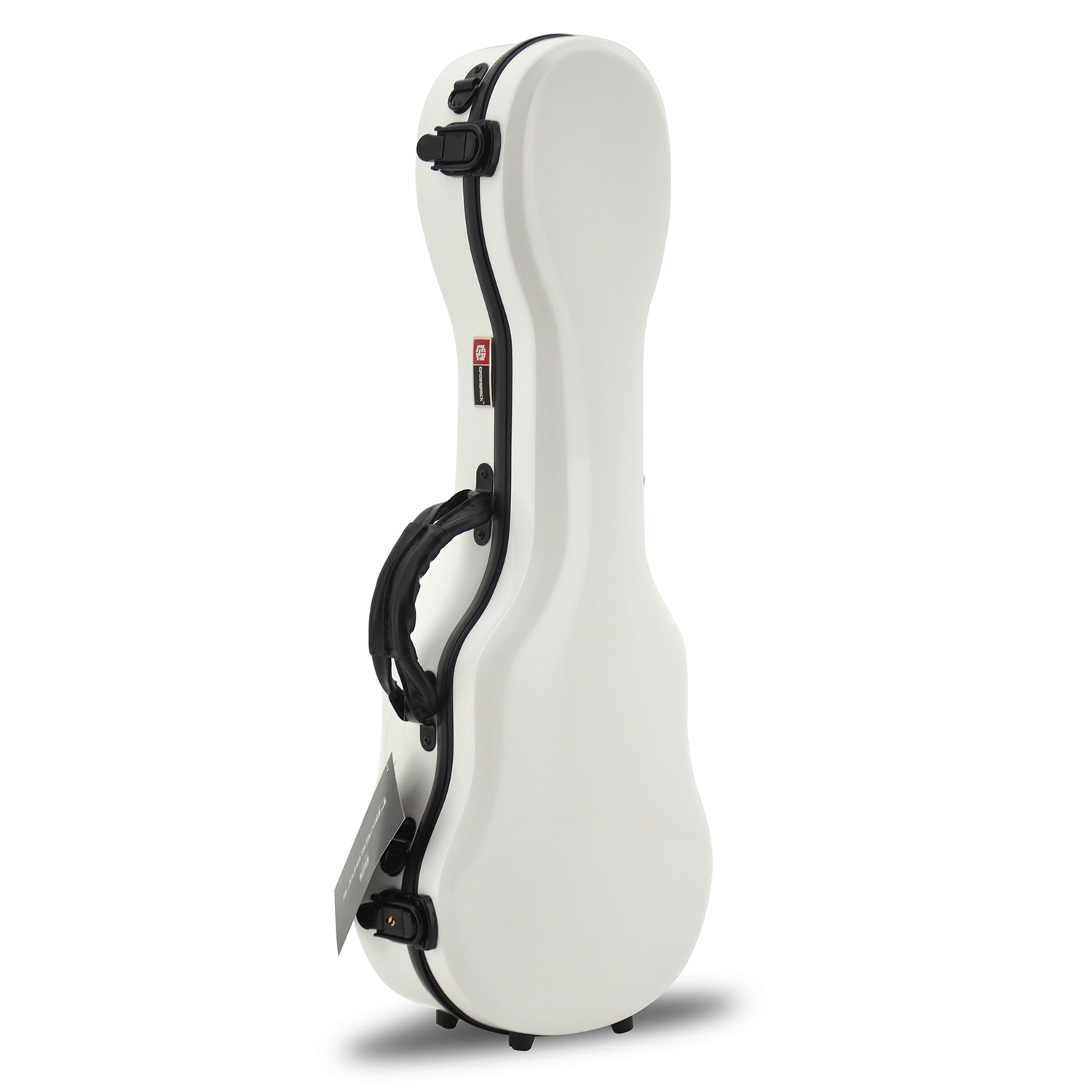 Crossrock Fiberglas Case in weiß für Sopran