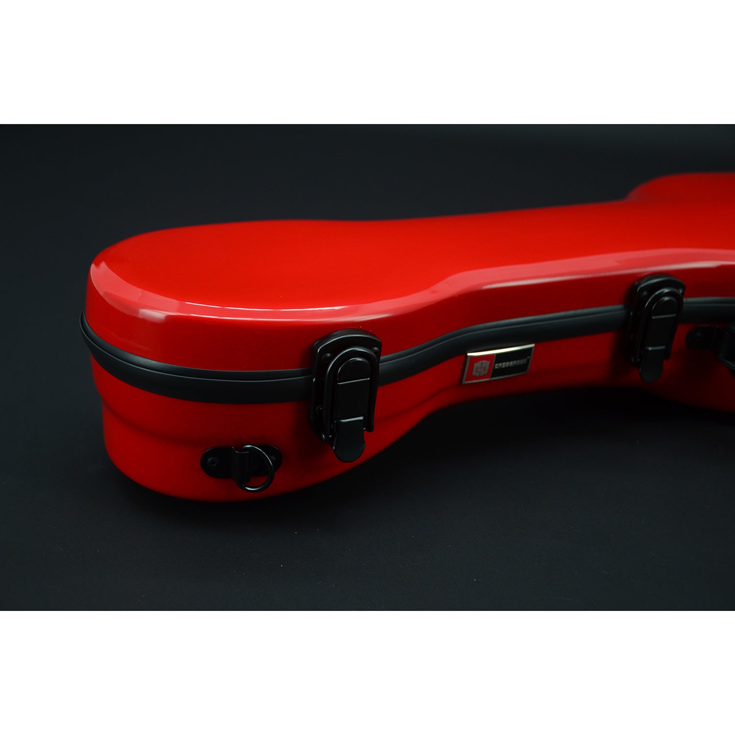 Crossrock Fiberglas Case in rot für Concert