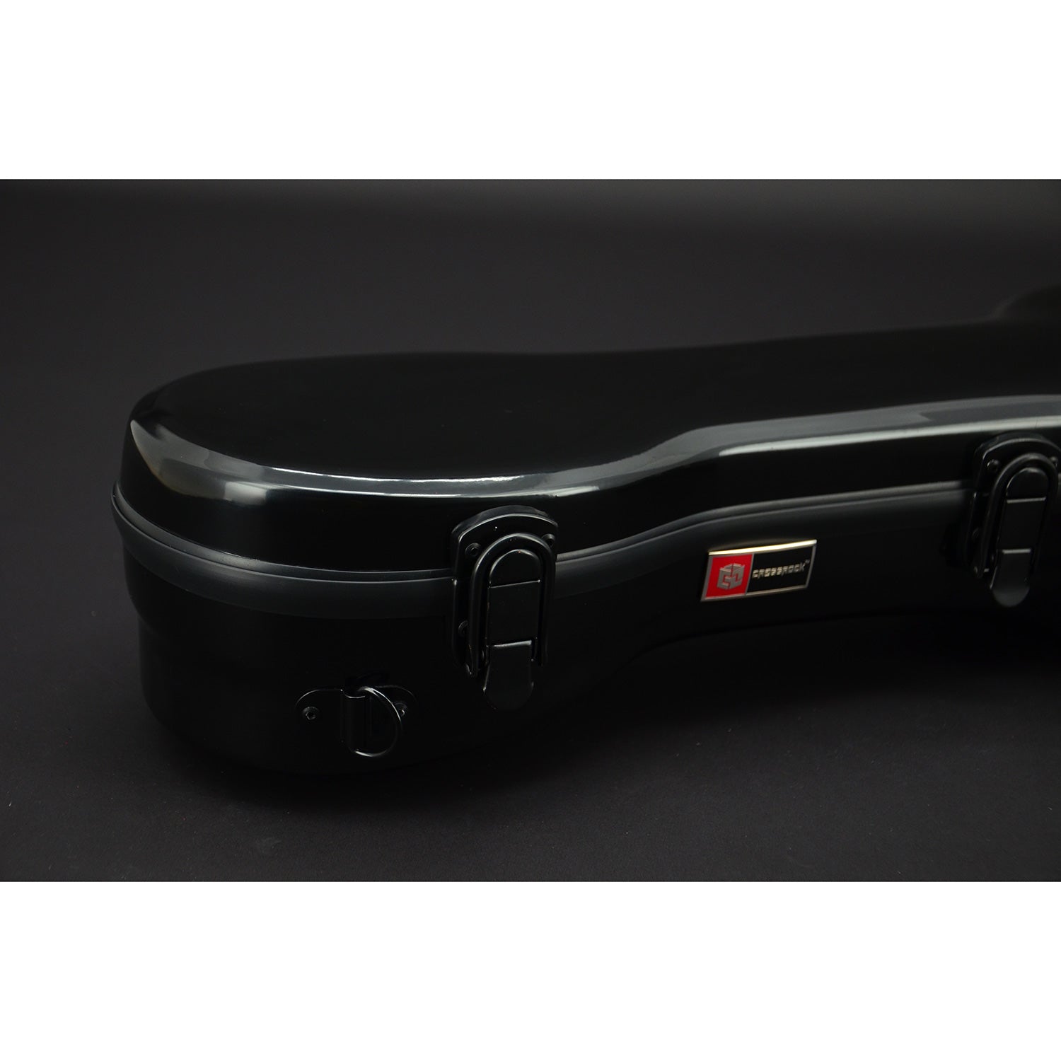 Crossrock Fiberglas Case in schwarz für Tenor