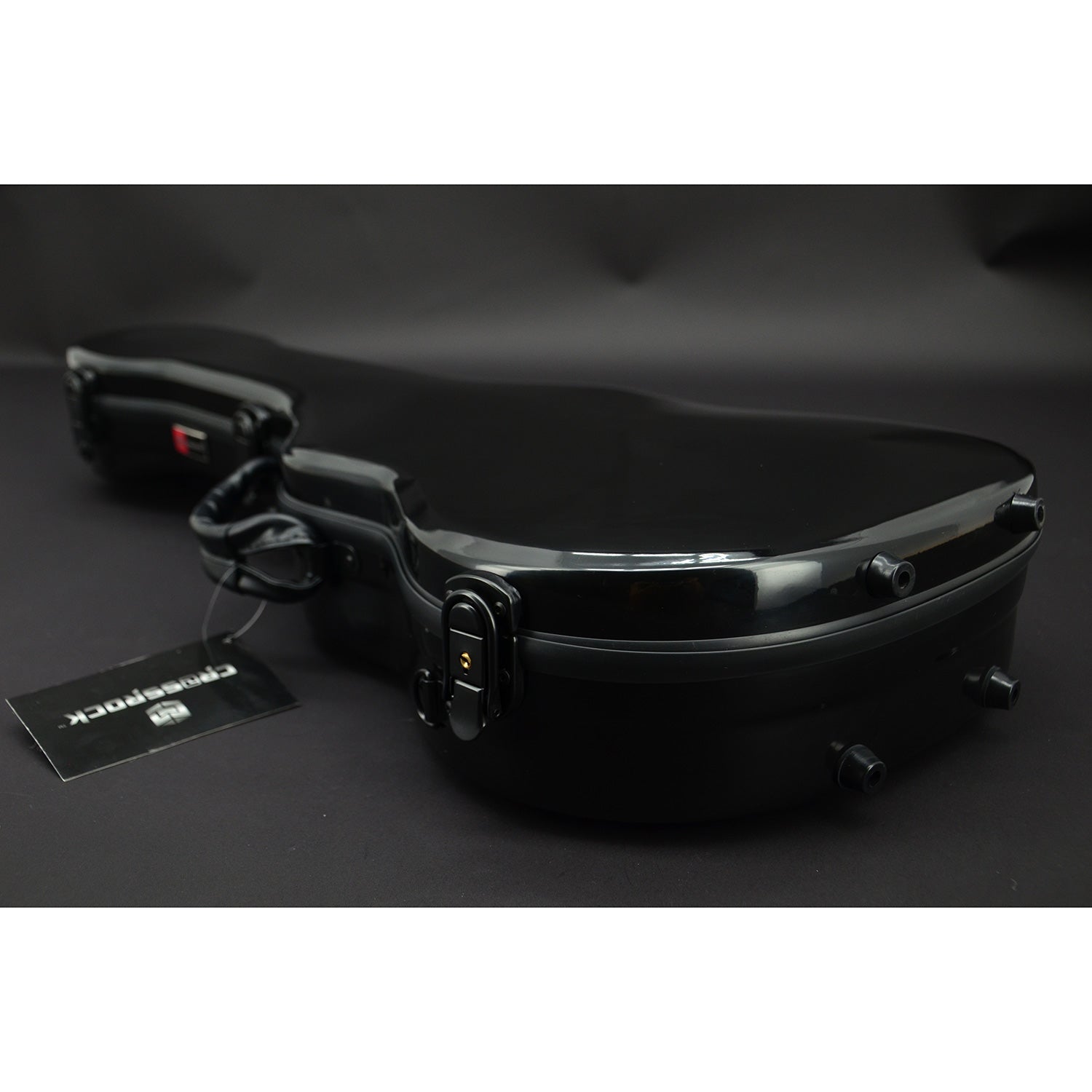 Crossrock Fiberglas Case in schwarz für Tenor