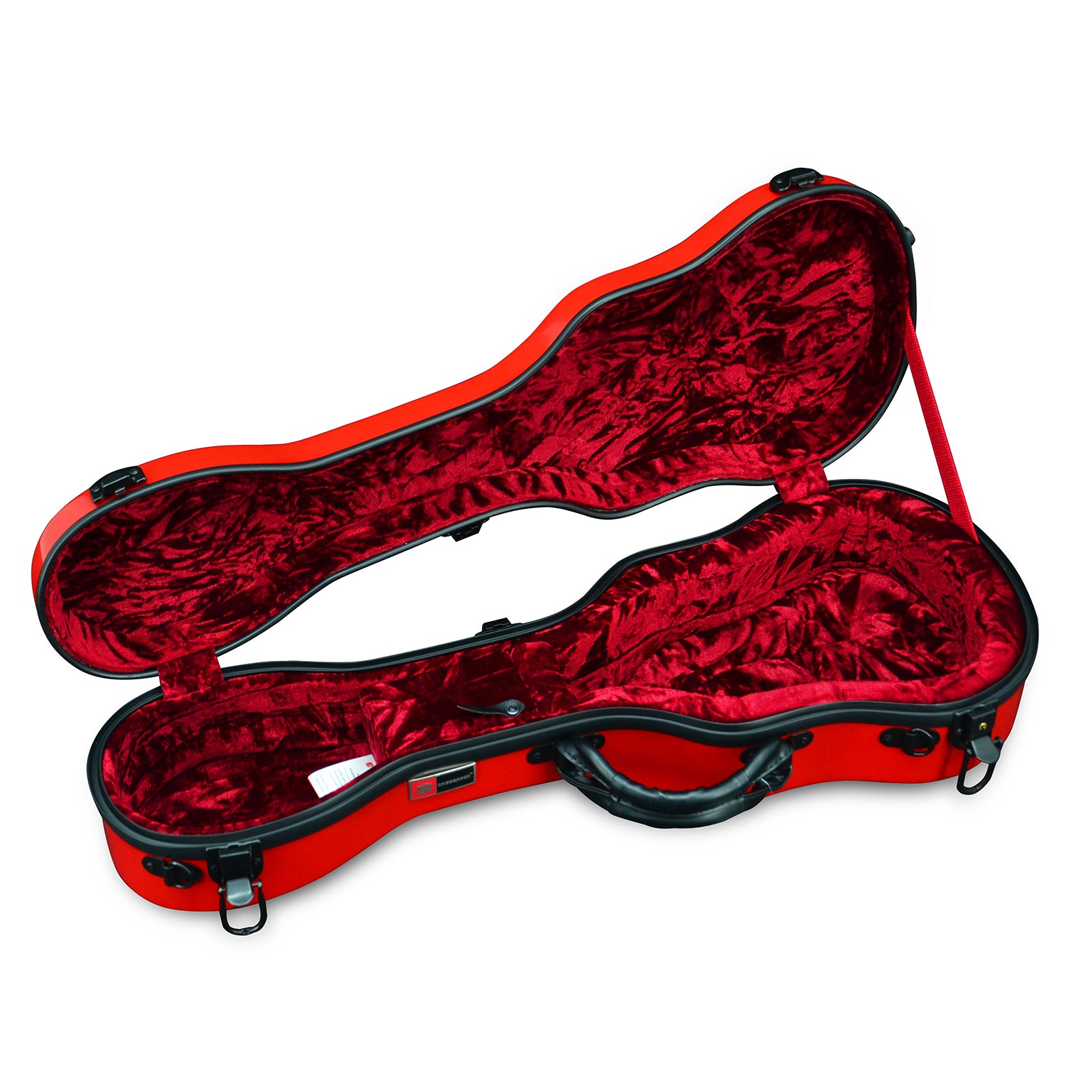 Crossrock Fiberglas Case in rot für Sopran