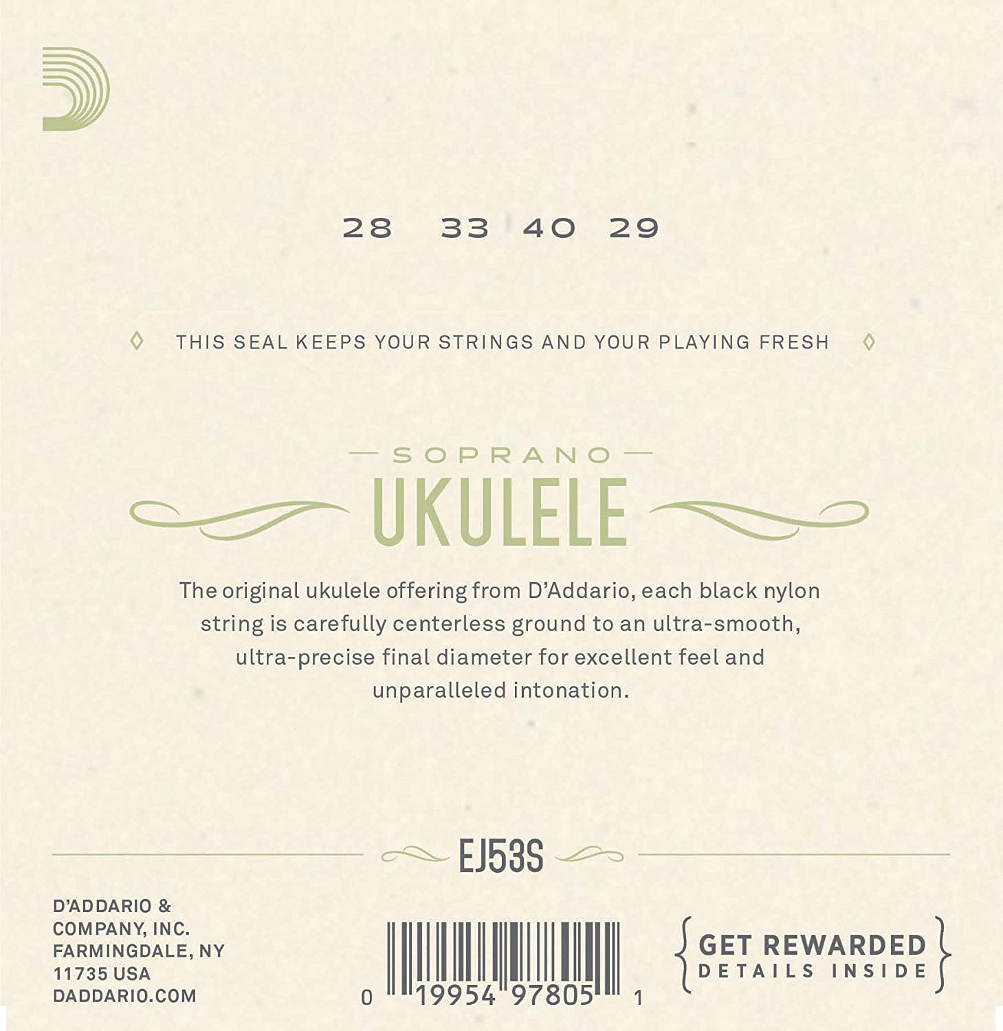 D'Addario EJ53S Sopran