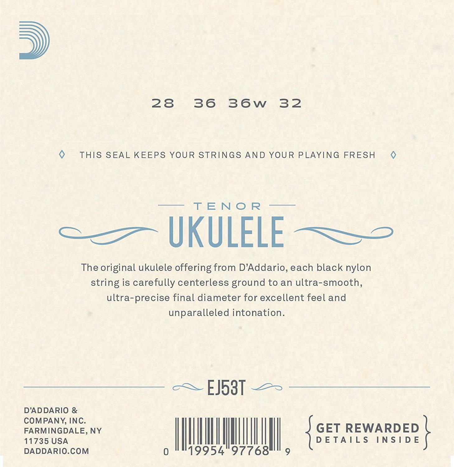 D'Addario EJ53T Tenor high G