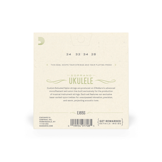 D'Addario EJ65S Sopran