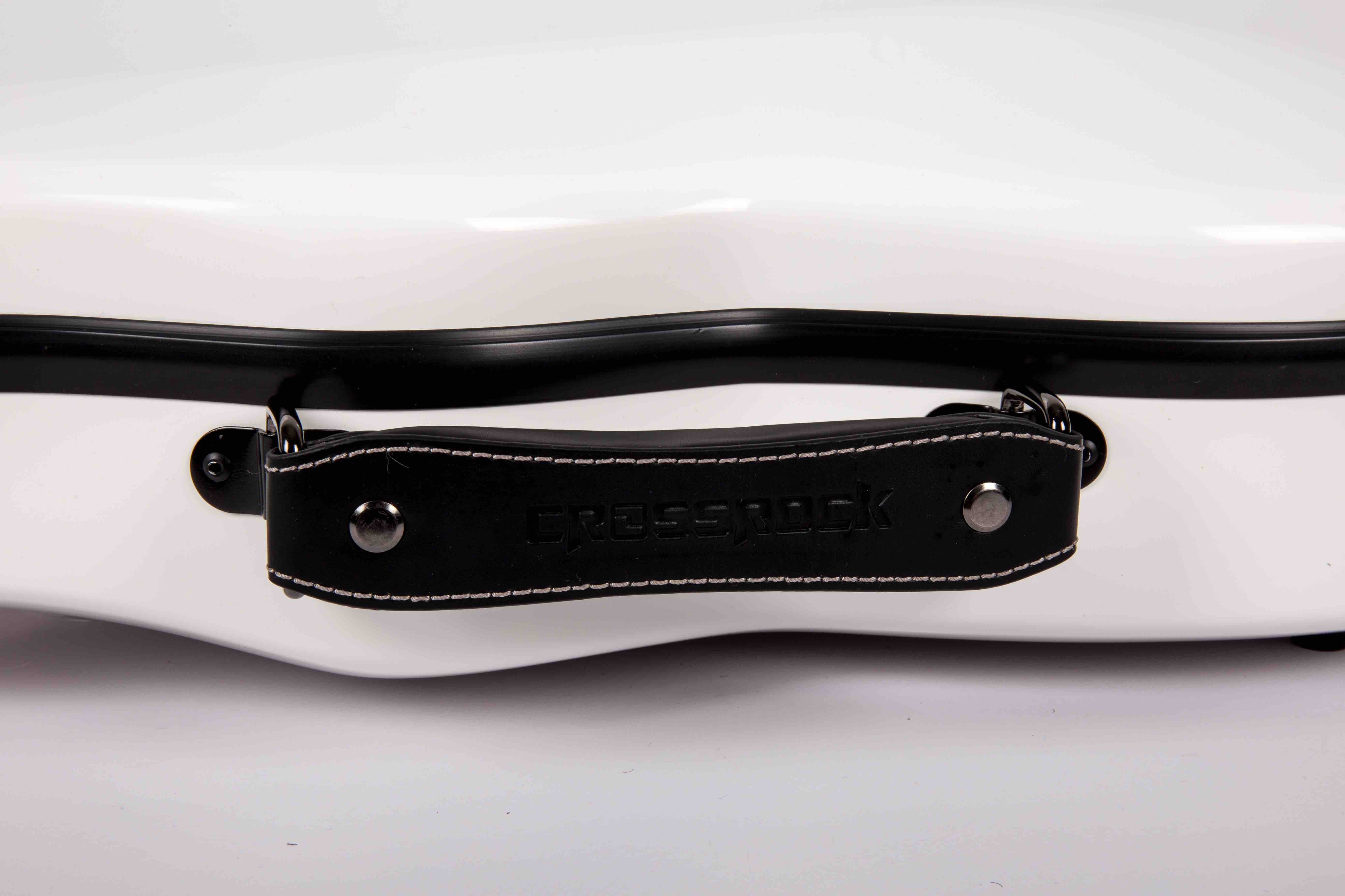 Crossrock Fiberglas Case in schwarz für Tenor